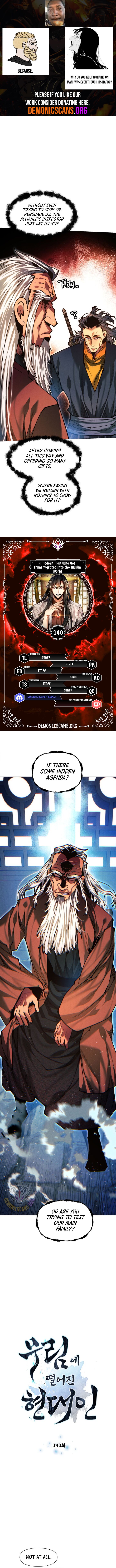 A Modern Man Who Got Transmigrated Into the Murim World Chapter 140 0